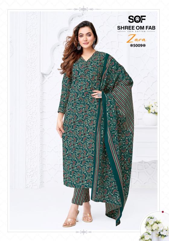 Sof zara vol-5 wholesale cotton dress materials new catalogue